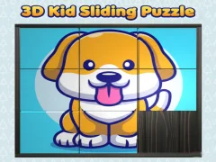 Cluiche 3D Kid Sliding Puzzle ar líne