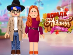 Cluiche Roblox Couple Autumn DressUp ar líne