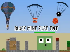 Cluiche Block Mine Fuse TNT ar líne