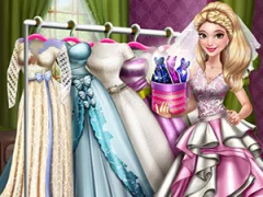 Cluiche Dove Wedding Dolly Dress Up ar líne