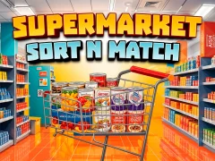 Cluiche Supermarket Sort N Match ar líne