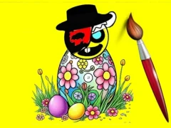 Cluiche Sprunki Easter Coloring ar líne