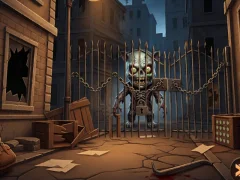 Cluiche Terrifying Zombie Escape ar líne