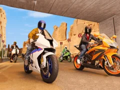 Cluiche Real Motorbike Simulator Race 3D ar líne