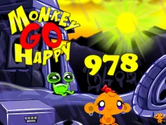 Cluiche Monkey Go Happy 978 ar líne