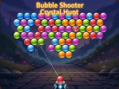 Cluiche Bubble Shooter Crystal Hunt ar líne