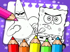 Cluiche Sponge Bob Coloring Book ar líne