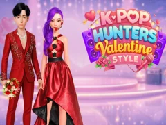 Cluiche K Pop Hunters Valentine Style ar líne
