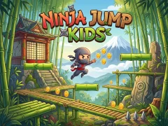 Cluiche Ninja Jump Kids ar líne