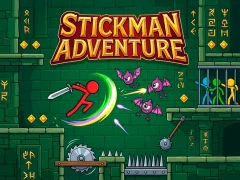 Cluiche Stickman Adventure ar líne