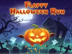 Cluiche Flappy Halloween Run ar líne
