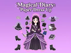 Cluiche Magical Diary: Paper Dress Up ar líne