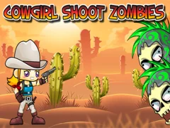 Cluiche Cowgirl Shoot Zombies ar líne
