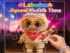 Cluiche Labubu Jigsaw Puzzle Time ar líne