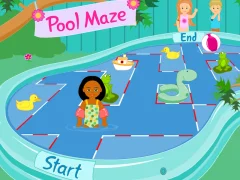 Cluiche Kelly Club: Pool Maze ar líne
