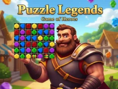 Cluiche Puzzle Legends Game of Heroes ar líne