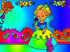 Cluiche Coloring Book: Princess Juliet ar líne