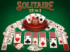 Cluiche Solitaire 12 in 1 ar líne