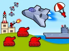Cluiche Bomber Plane: 2D Air Strike ar líne