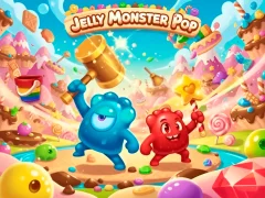 Cluiche Jelly Monster Pop ar líne