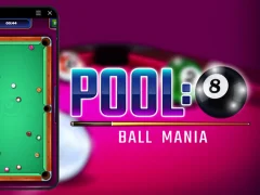 Cluiche Pool 8 Ball Mania ar líne