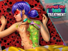Cluiche Dotted Girl Back Treatment ar líne