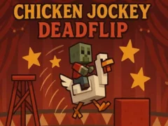 Cluiche Chicken Jockey Deadflip ar líne