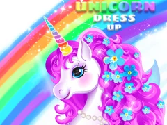 Cluiche Unicorn Dress Up ar líne