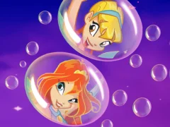 Cluiche Draw Winx Bubble Path ar líne