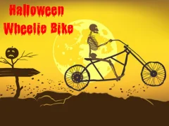 Cluiche Halloween Wheelie Bike ar líne