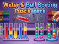 Cluiche Water & Ball Sorting Puzzle game ar líne