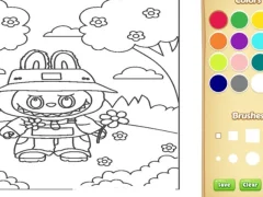 Cluiche Labubu Coloring Book For Kids ar líne