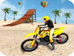 Cluiche Racing Moto: Beach Jumping Simulator ar líne