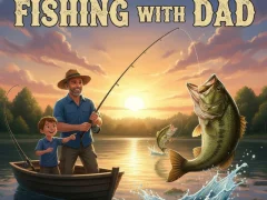 Cluiche Fishing with Dad ar líne