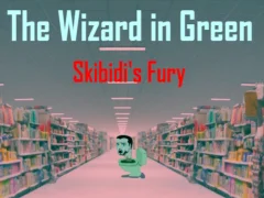 Cluiche The Wizard Green Skibidis Fury ar líne