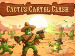 Cluiche Cactus Cartel Clash ar líne