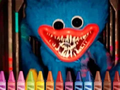 Cluiche Huggy Wuggy Coloring ar líne