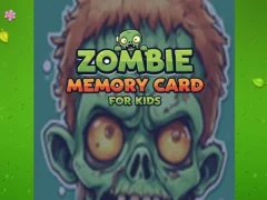 Cluiche Zombie Memory Card For Kids ar líne