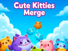 Cluiche Cute Kitties Merge ar líne