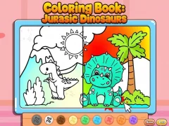 Cluiche Coloring Book: Jurassic Dinosaurs ar líne