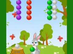Cluiche Rabbit Bubble Shooter ar líne