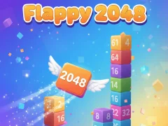 Cluiche Flappy 2048 ar líne