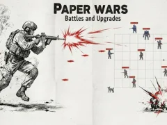 Cluiche Paper Wars: Battles and Upgrades ar líne