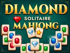 Cluiche Diamond Solitaire Mahjong ar líne