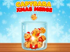 Cluiche Capybara Xmas Merge ar líne