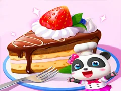 Cluiche Little Panda Cake Shop ar líne