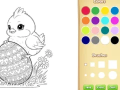 Cluiche Easter Coloring Book for Kids ar líne