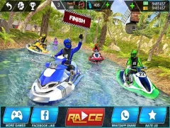Cluiche Jet Ski Water Boat Racing ar líne