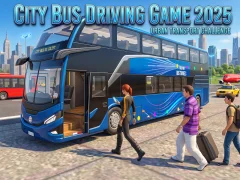 Cluiche City Bus Driving Game 2025 ar líne