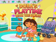 Cluiche Dora the Explorer Dora's Playtime with the Twins ar líne